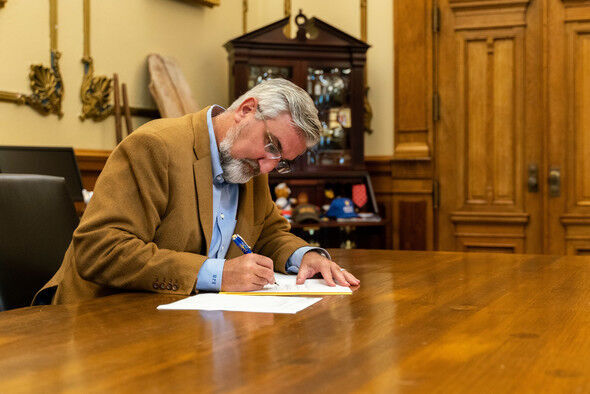 Holcomb bill signing photo